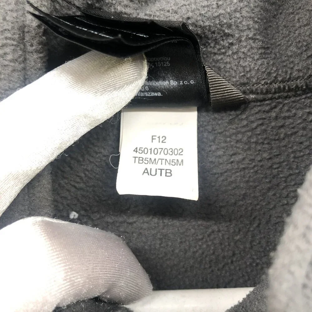 The North Face Fleece Jacket Youth Size L (14-16) Gray‎ Boys Girls Full Zip